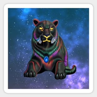 Black Neon Panther (Cosmic) Sticker